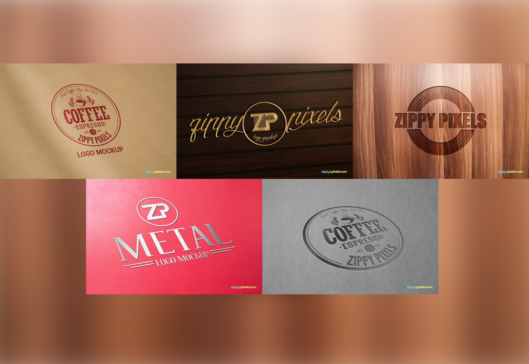 50 incredible freebies for web designers, September 2015 Essential Free Logo Mockup Collection