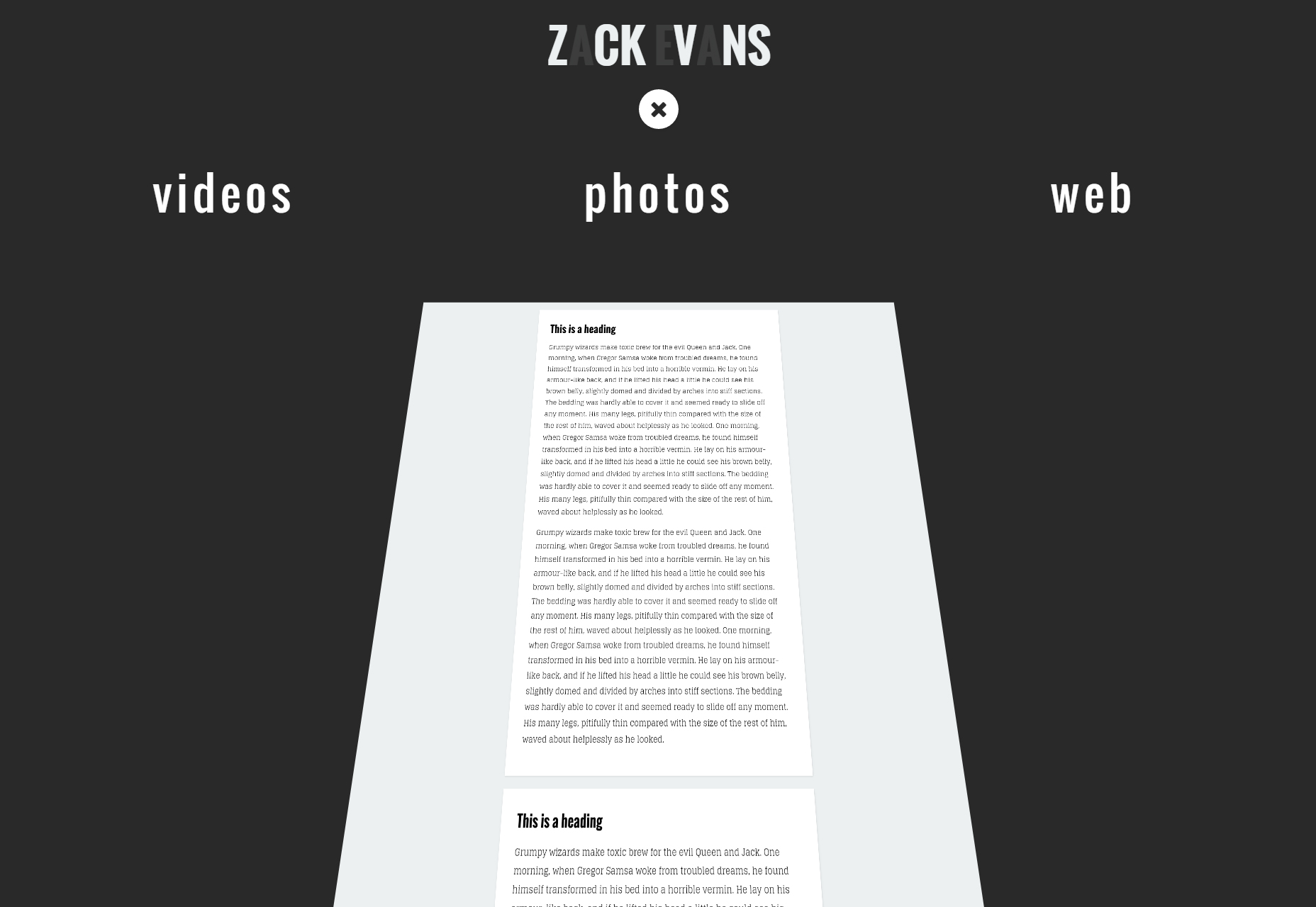 50 incredible freebies for web designers, September 2015 Navigation Reveal: Layout Tilt Off-setting Idea