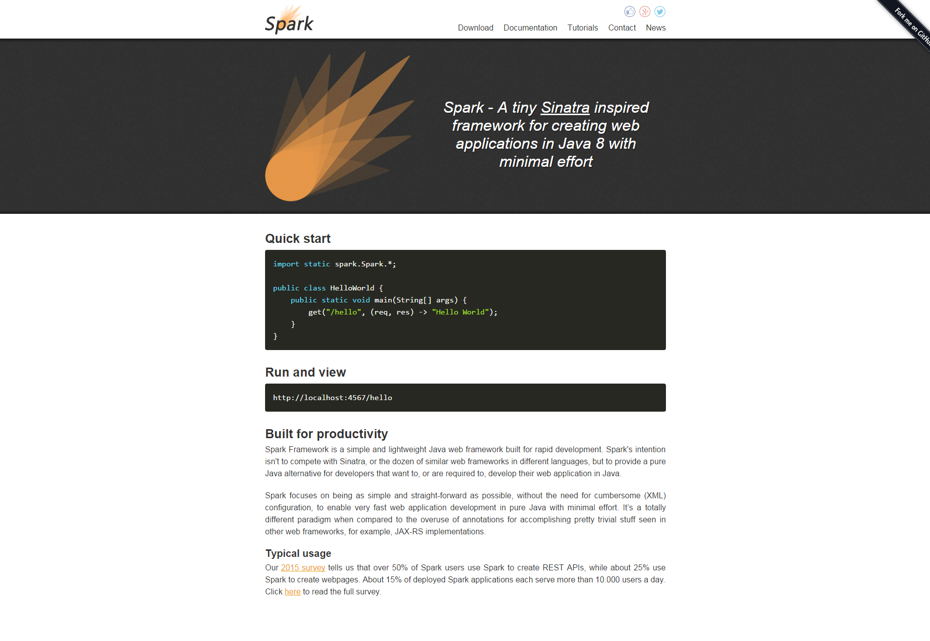 50 incredible freebies for web designers, September 2015 Spark Framework: A Tiny Java Web Framework