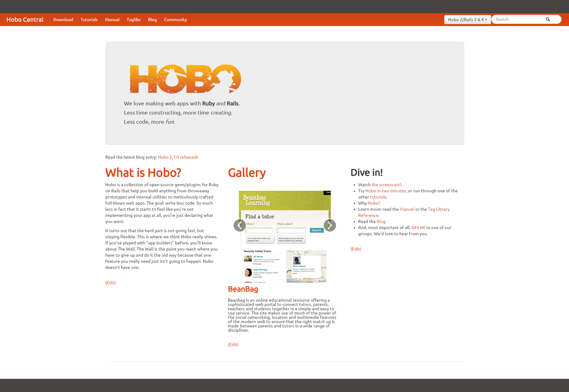 50 incredible freebies for web designers, September 2015 Hobo: Open-source Ruby Plugins Collection