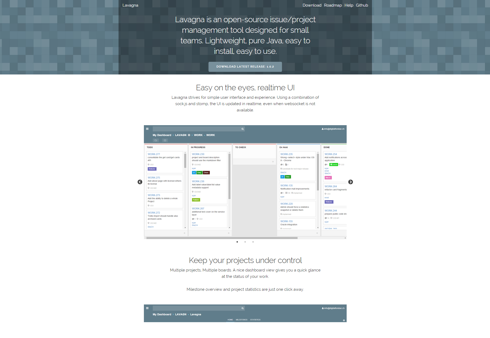50 incredible freebies for web designers, September 2015 Lavagna: Open-source Project Management Tool