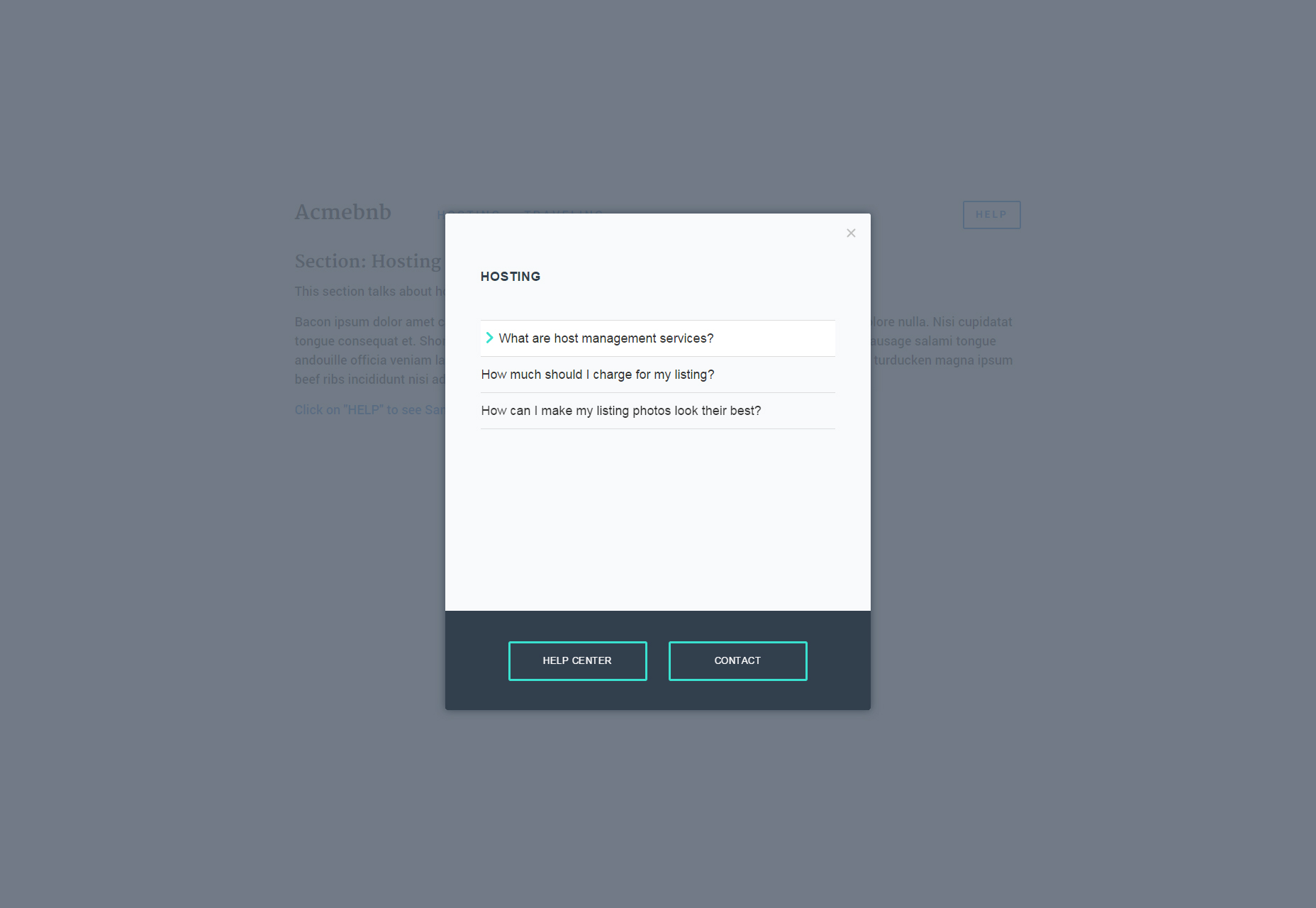 50 incredible freebies for web designers, September 2015 SamwiseJS: Nice List Menu Help Modal