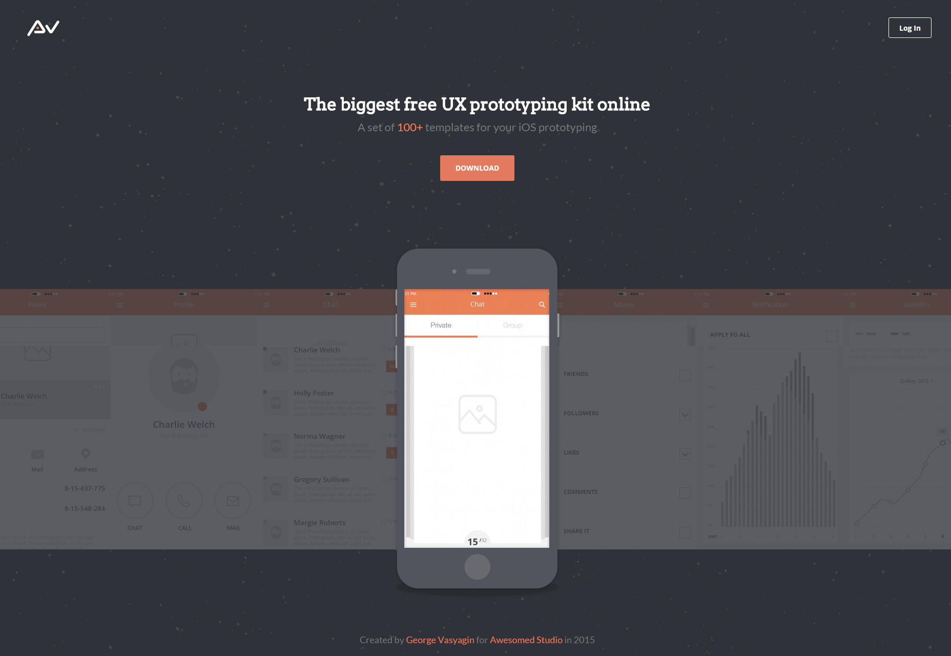 50 incredible freebies for web designers, July 2015 100 UX Mockups for iPhone and iPad Free Set