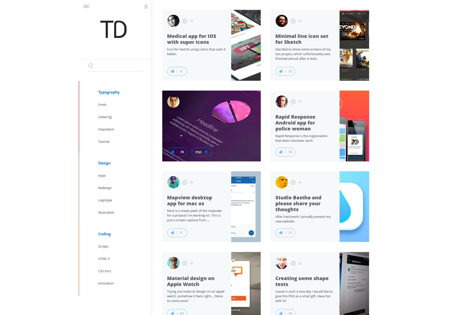 50 incredible freebies for web designers, July 2015 Neat Minimal UI Kit Concept
