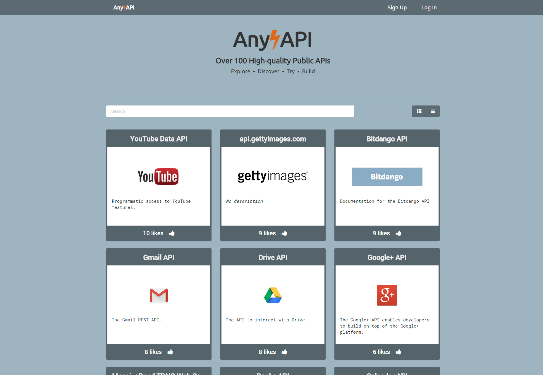 50 incredible freebies for web designers, July 2015 AnyAPI: 100 High-quality Public APIs