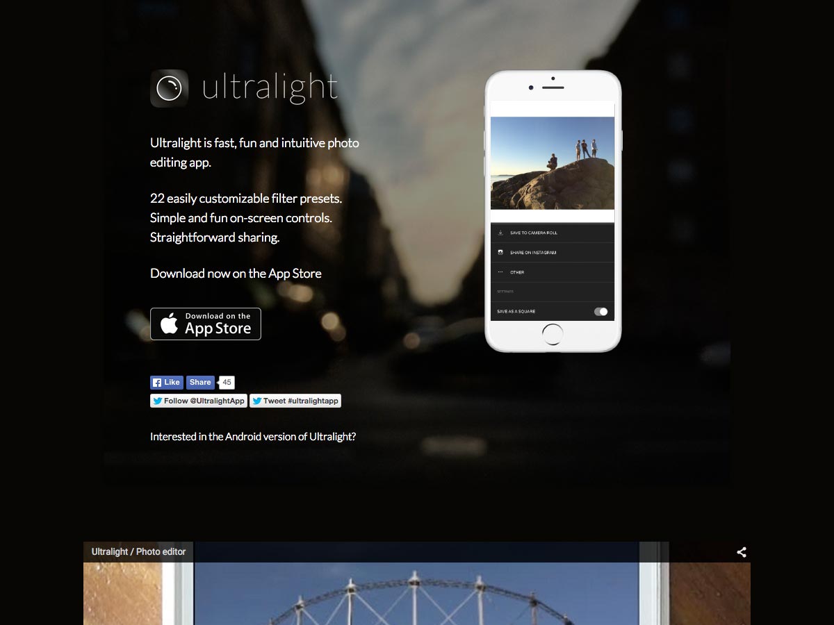 What’s new for designers, July 2015 ultralight