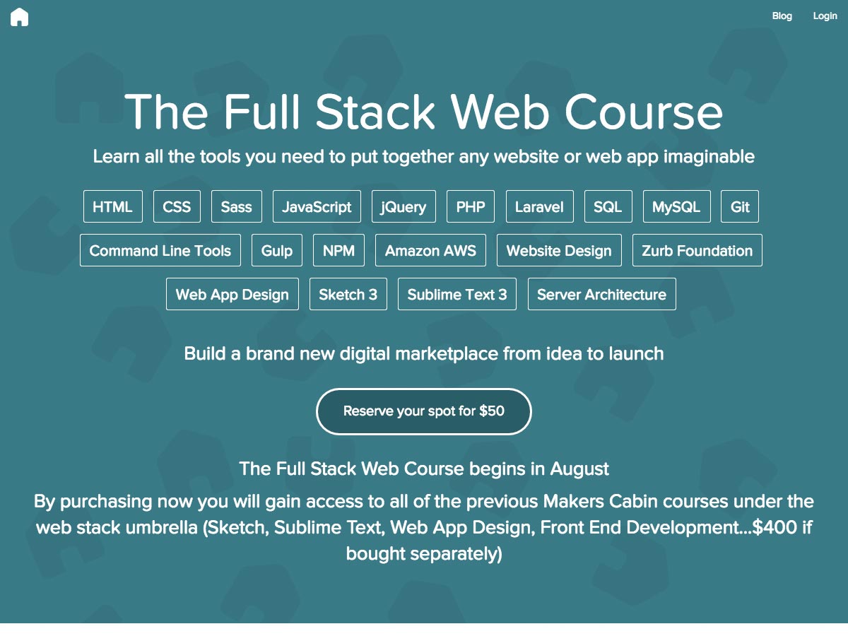 What’s new for designers, July 2015 full stack web course
