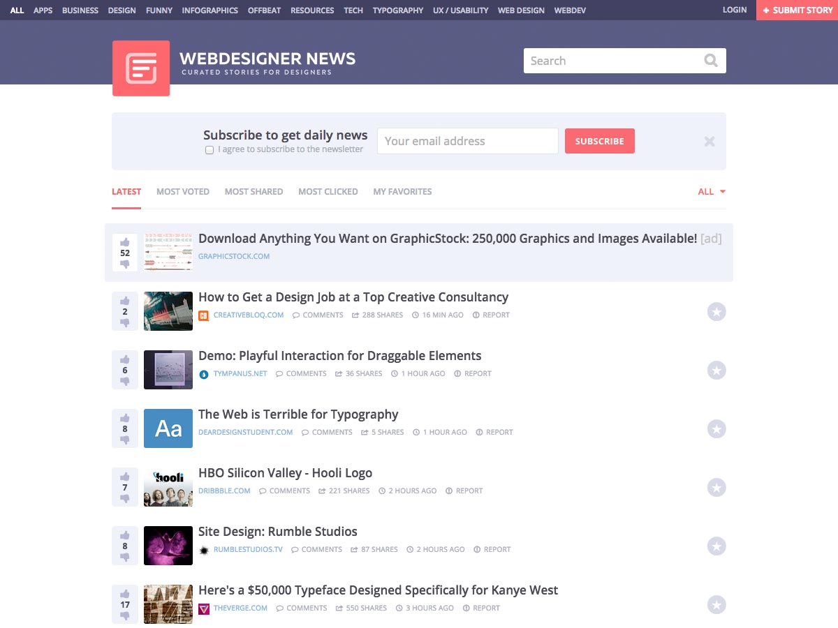 What’s new for designers, July 2015 webdesigner news
