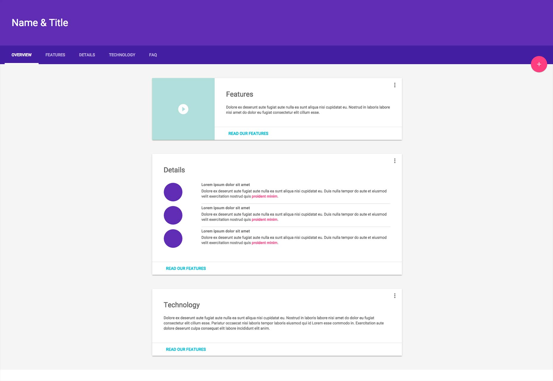Google unveils Material Design Lite template-4