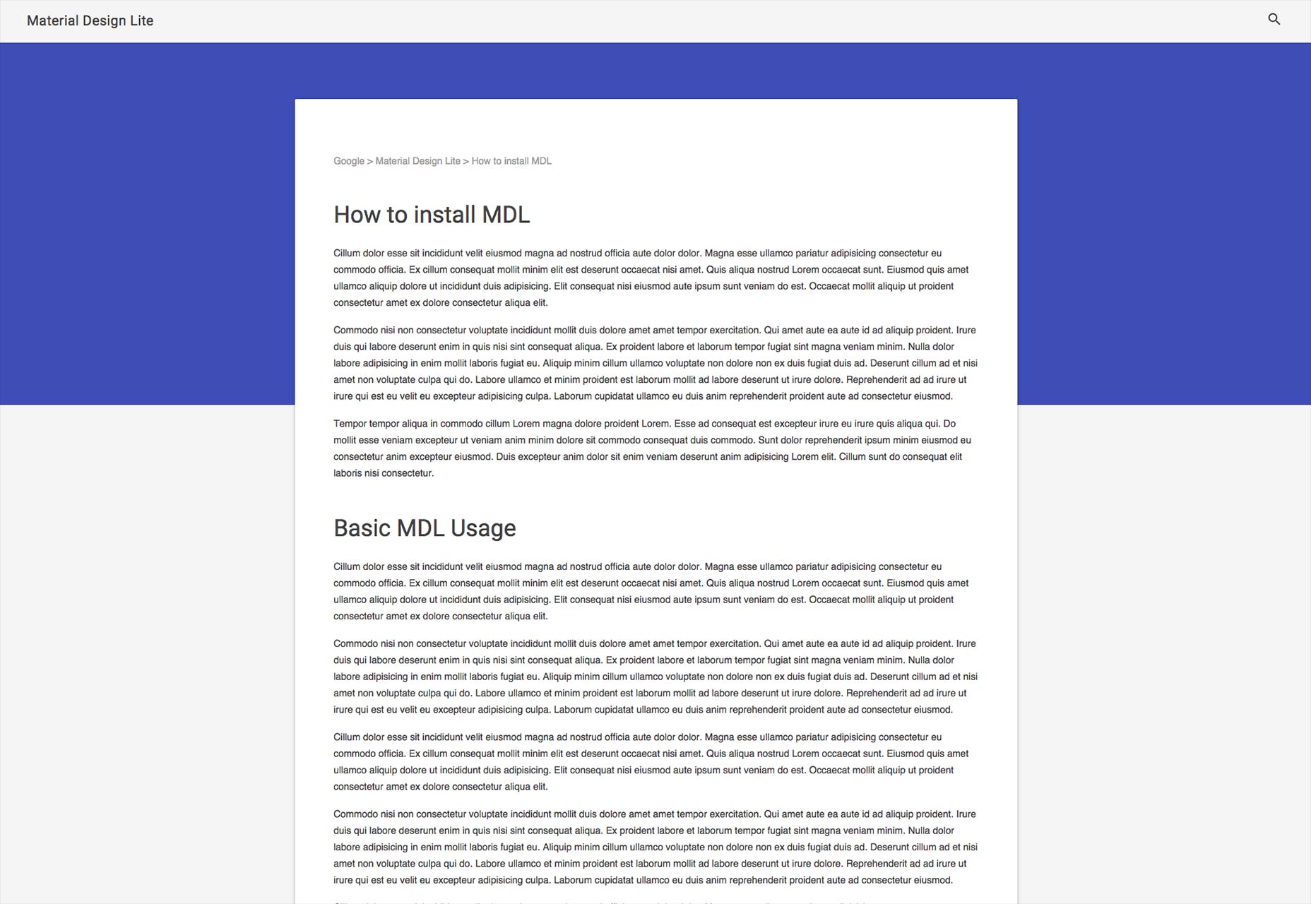 Google unveils Material Design Lite template-5