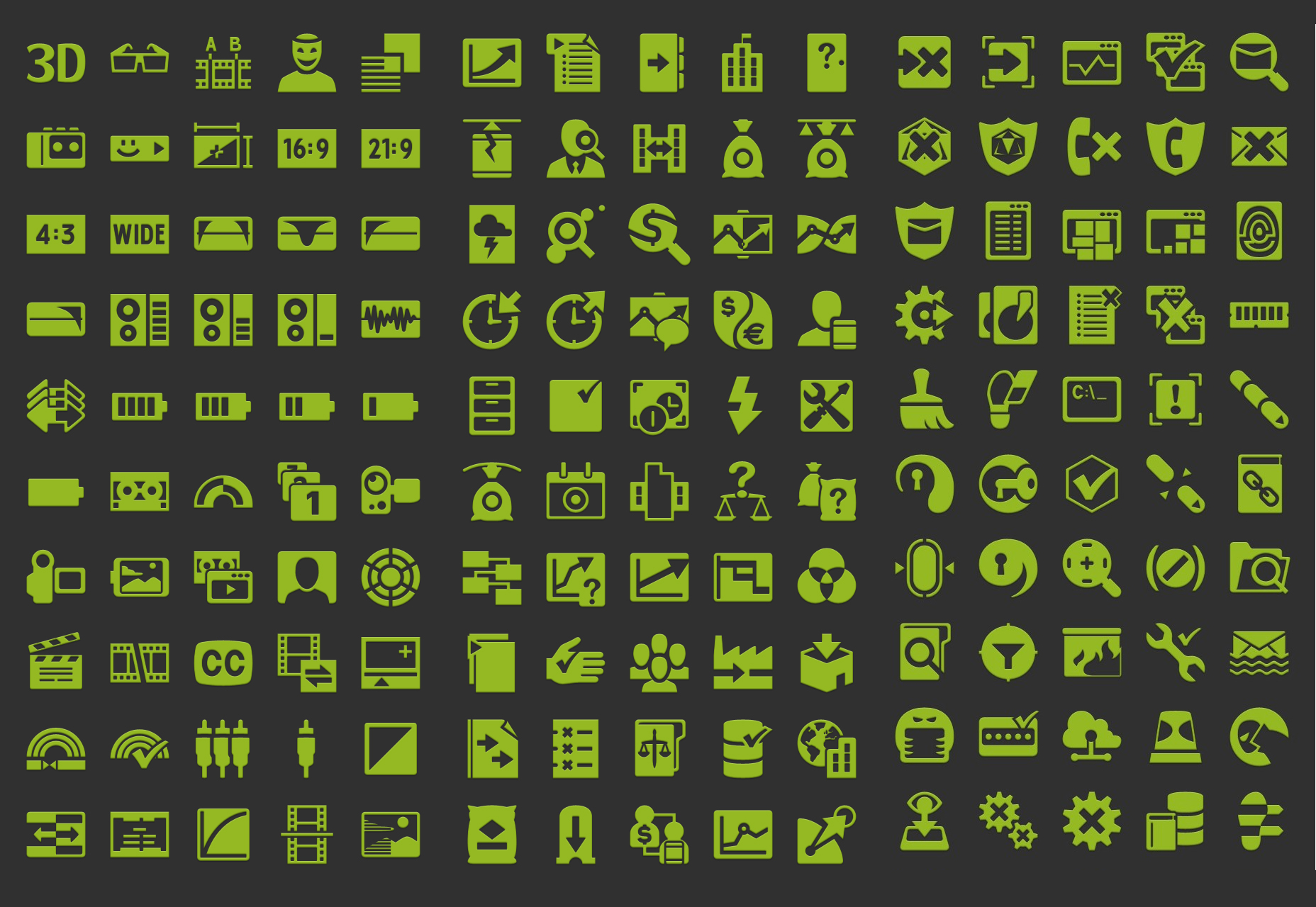 50+ incredible freebies for web designers, June 2015 54K Editable and Scalable Android Icons