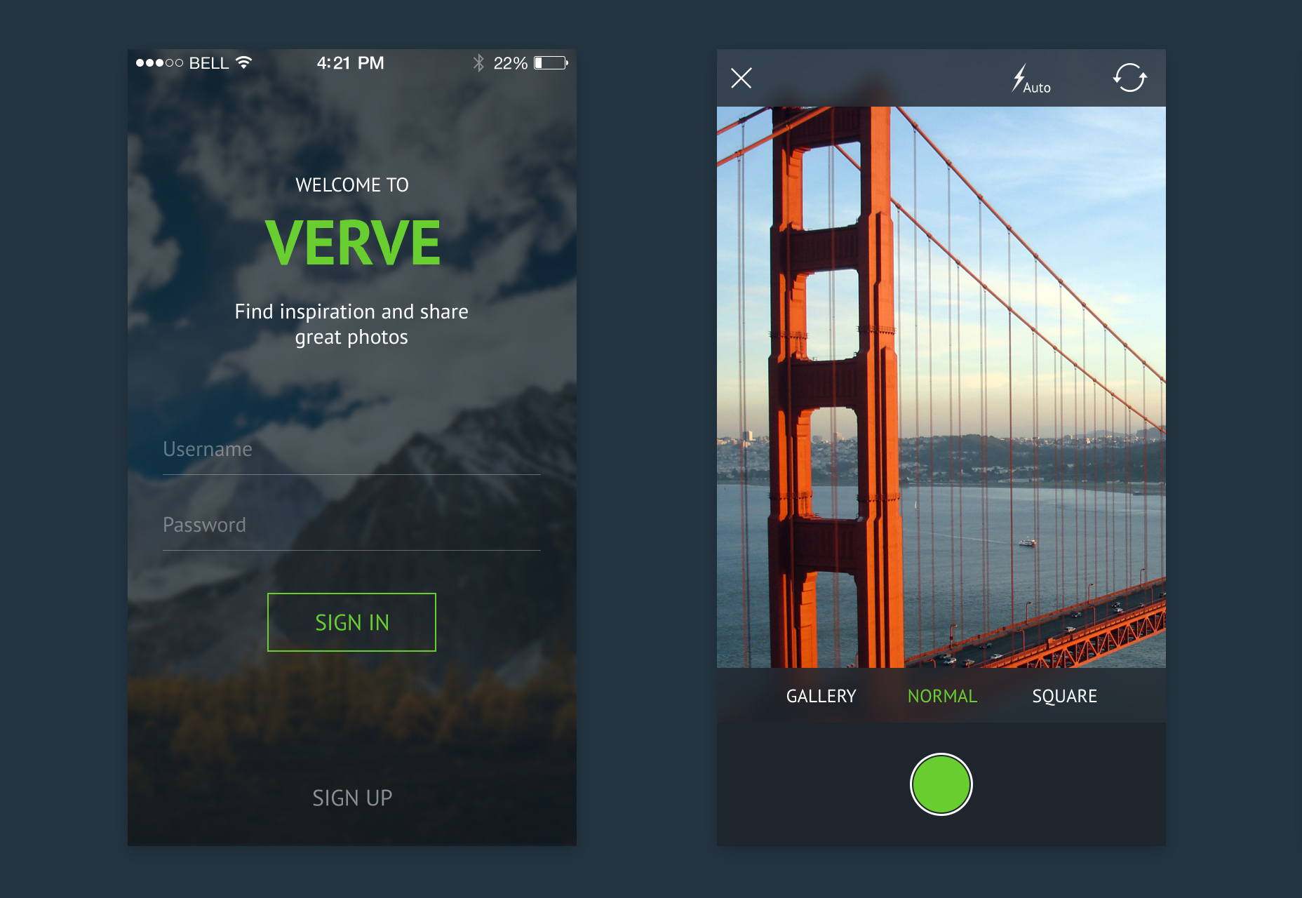 50+ incredible freebies for web designers, June 2015 Verve: A Sleek Mobile User Interface PSD Kit