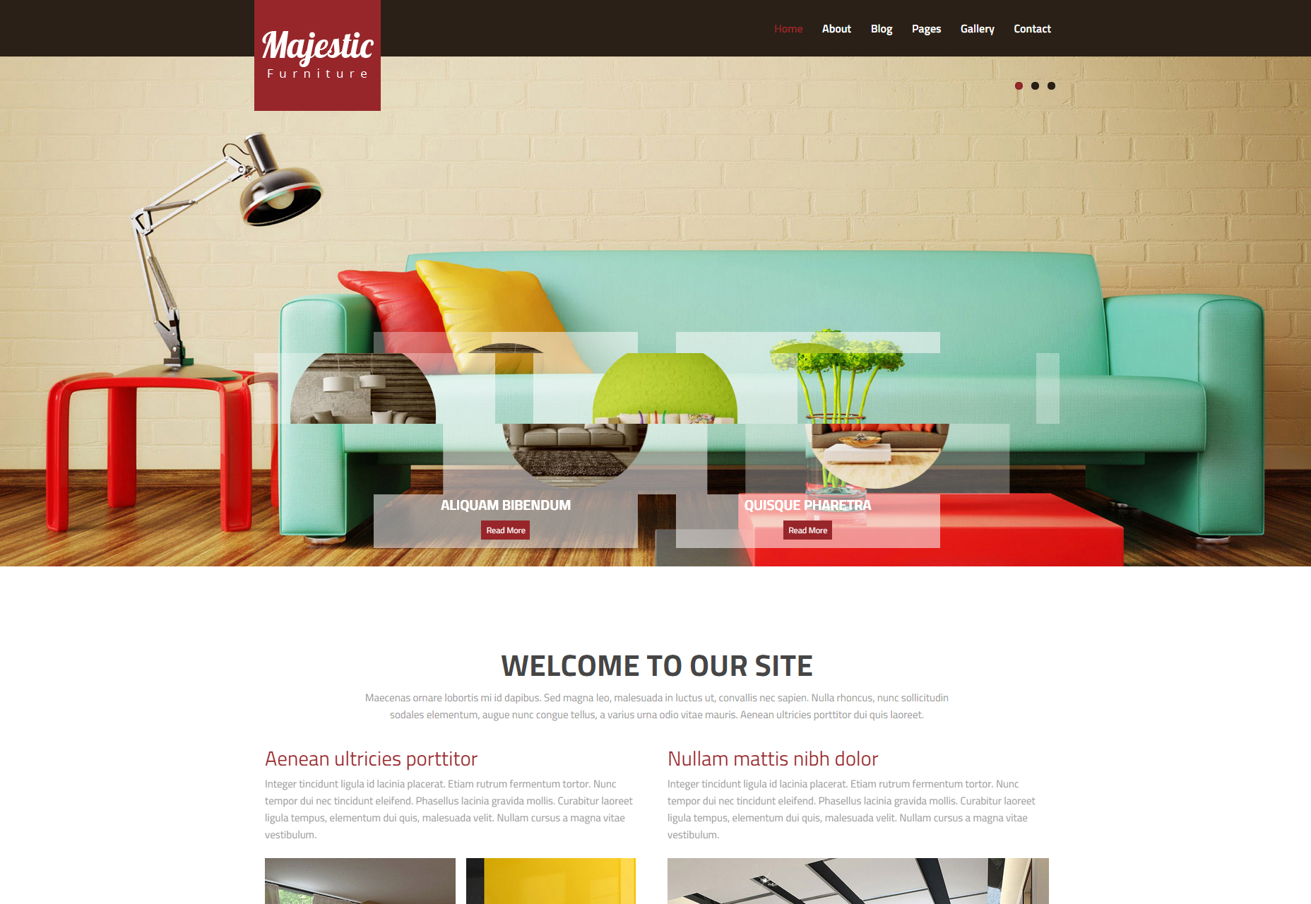 50+ incredible freebies for web designers, June 2015 Majestic: Interior Design Multipurpose HTML Web Template