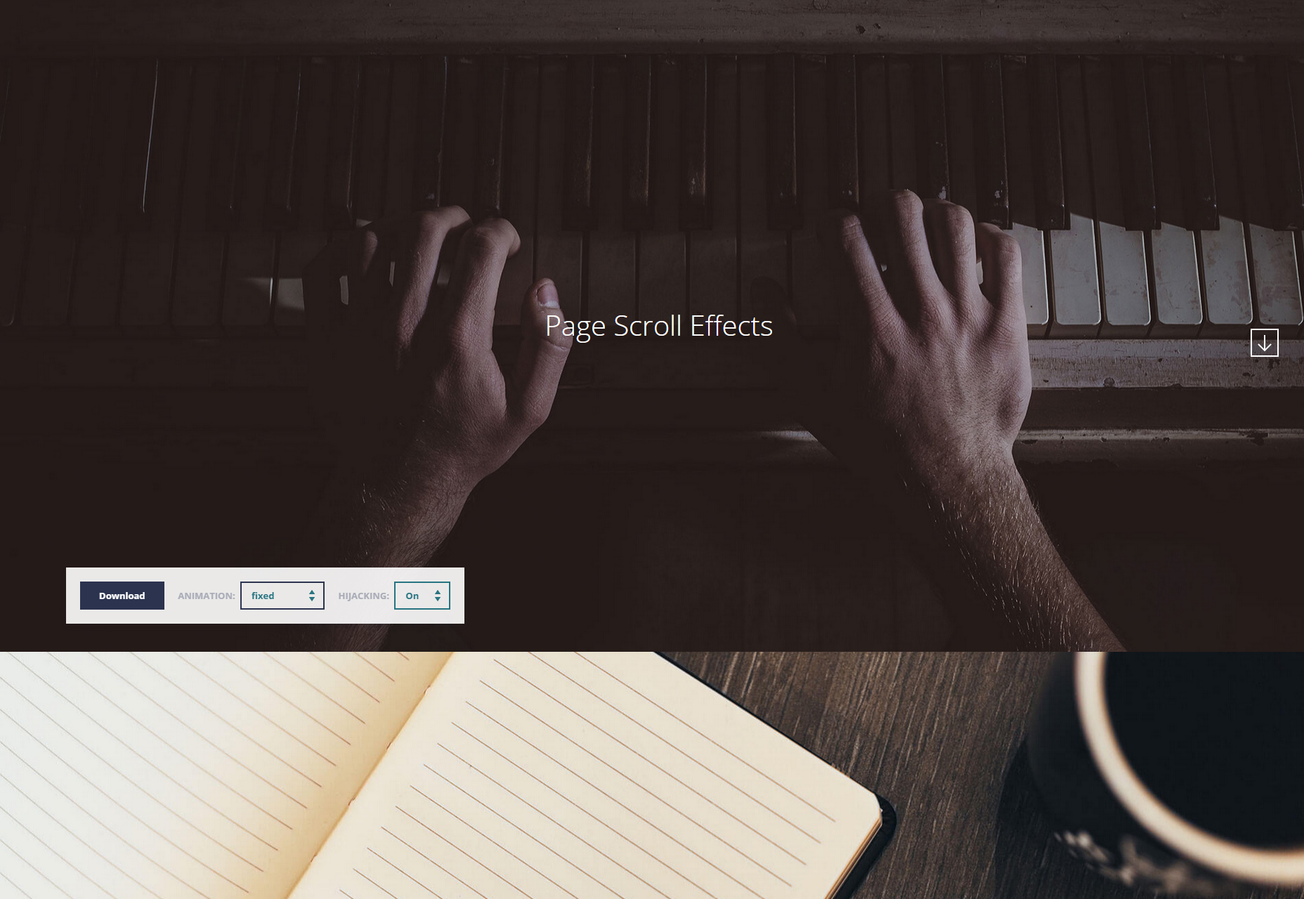 50+ incredible freebies for web designers, June 2015 Multiple Page Scroll CSS Effects