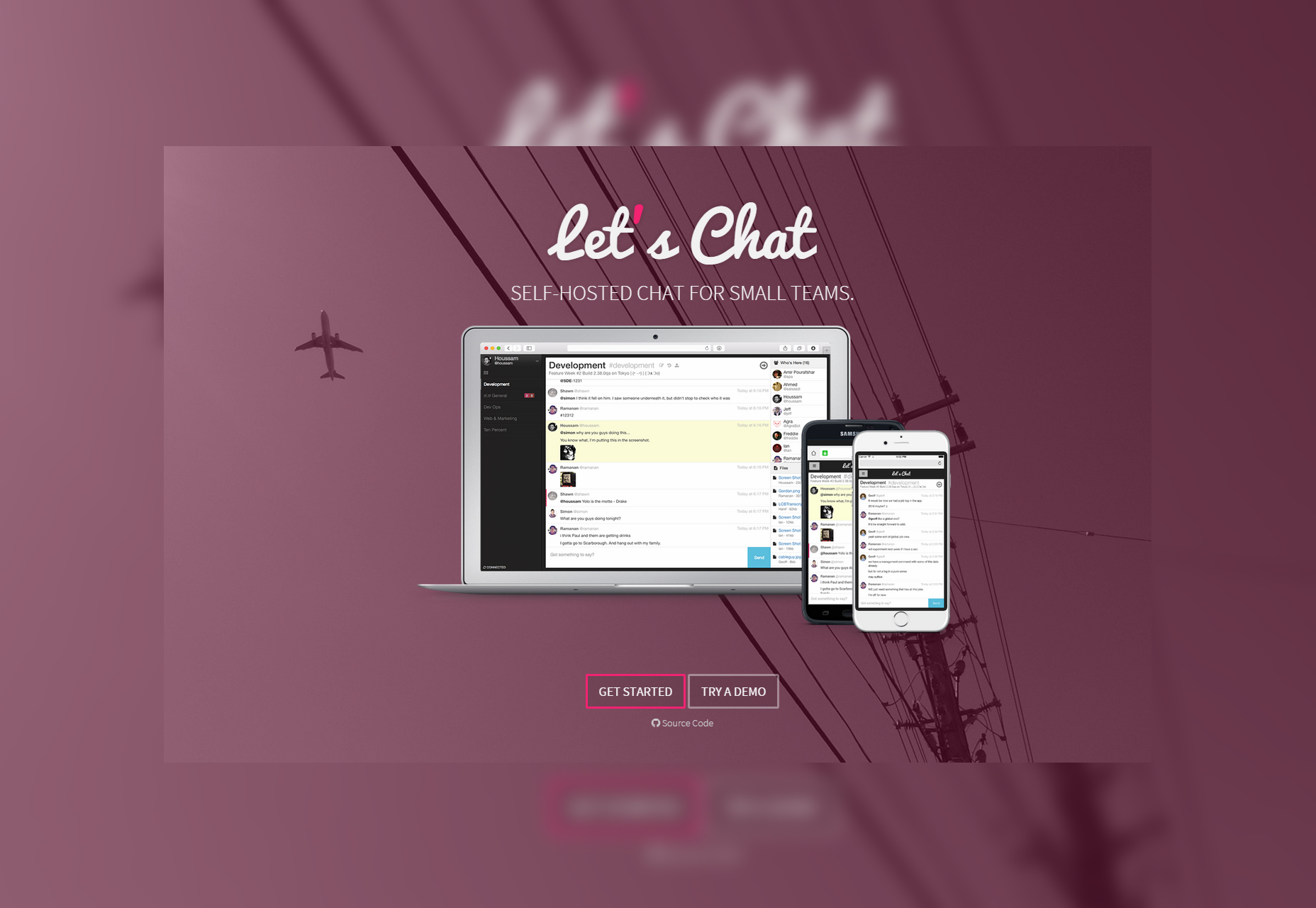 50+ incredible freebies for web designers, June 2015 Let's Chat: Small Self-hosted Chat Tool
