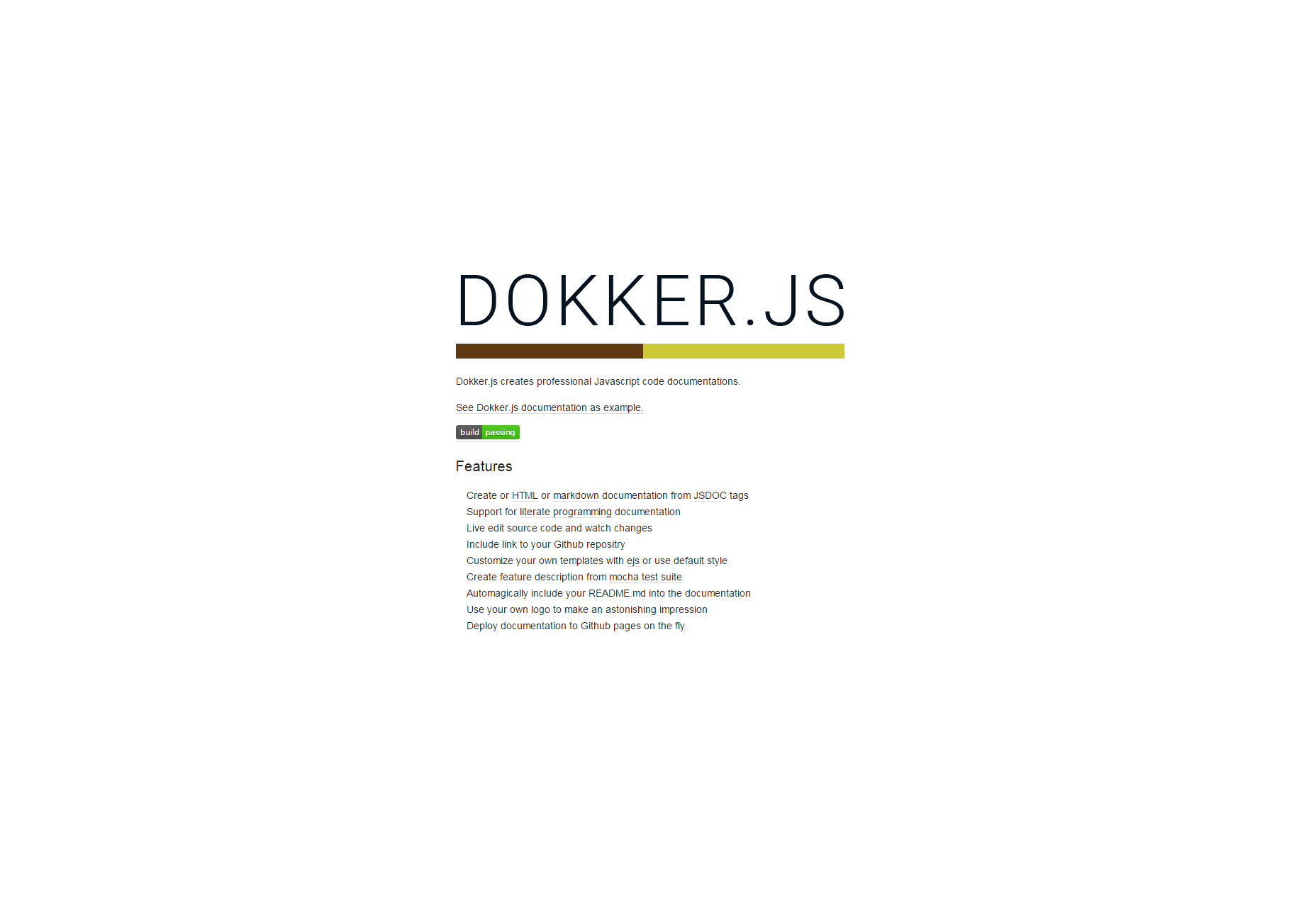 50+ incredible freebies for web designers, June 2015 Dokker.js: Professional Javascript Code Documentation Creator