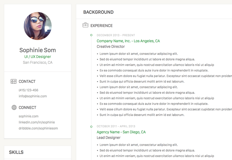 50+ incredible freebies for web designers, May 2015 Clean Resume Template Sketch Freebie