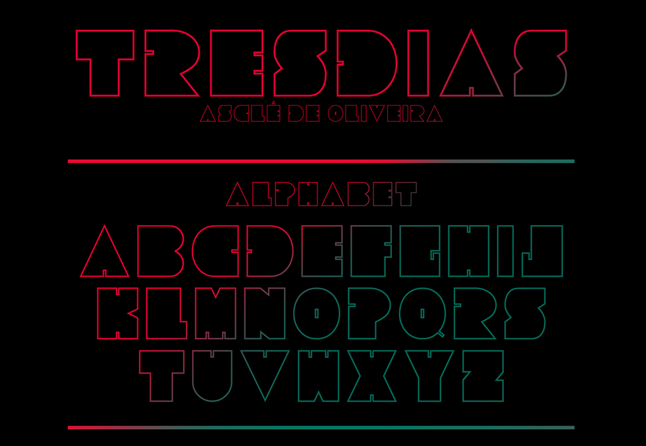50+ incredible freebies for web designers, May 2015 Tresdias: Chubby Outline Free Font