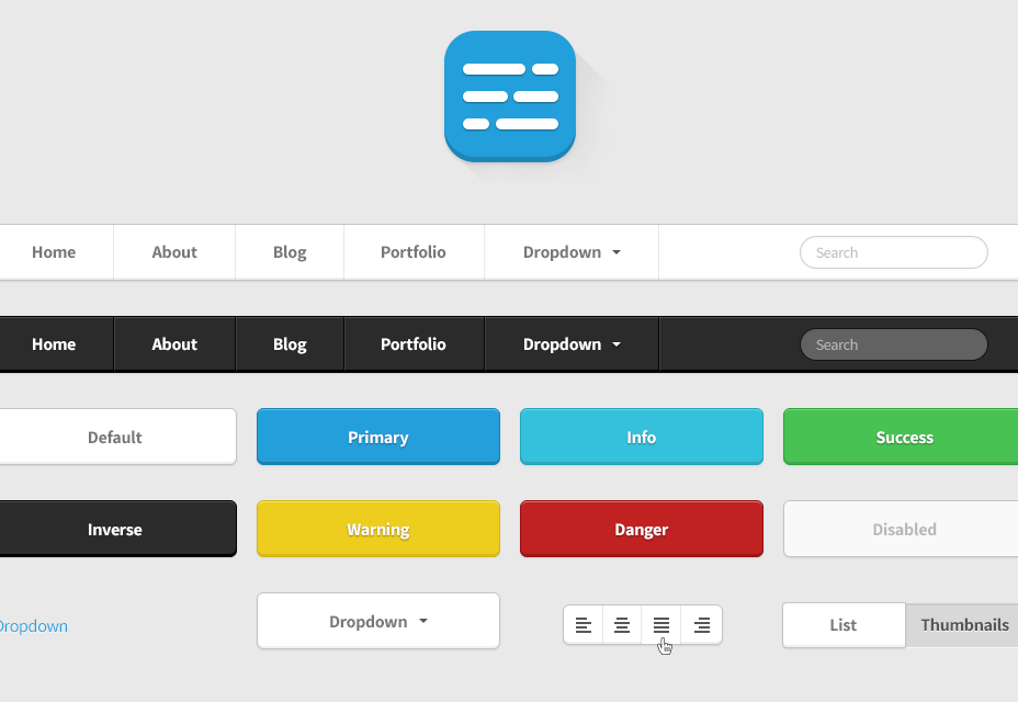 50+ incredible freebies for web designers, May 2015 Twitter Bootstrap HTML UI Kit