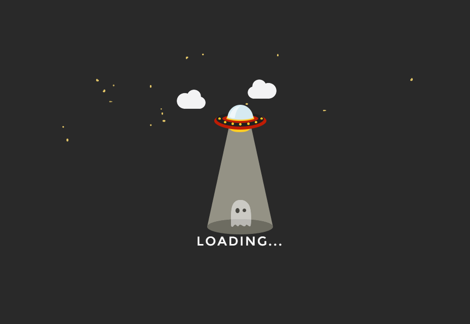 50+ incredible freebies for web designers, May 2015 Space Invader SCSS Loading Page