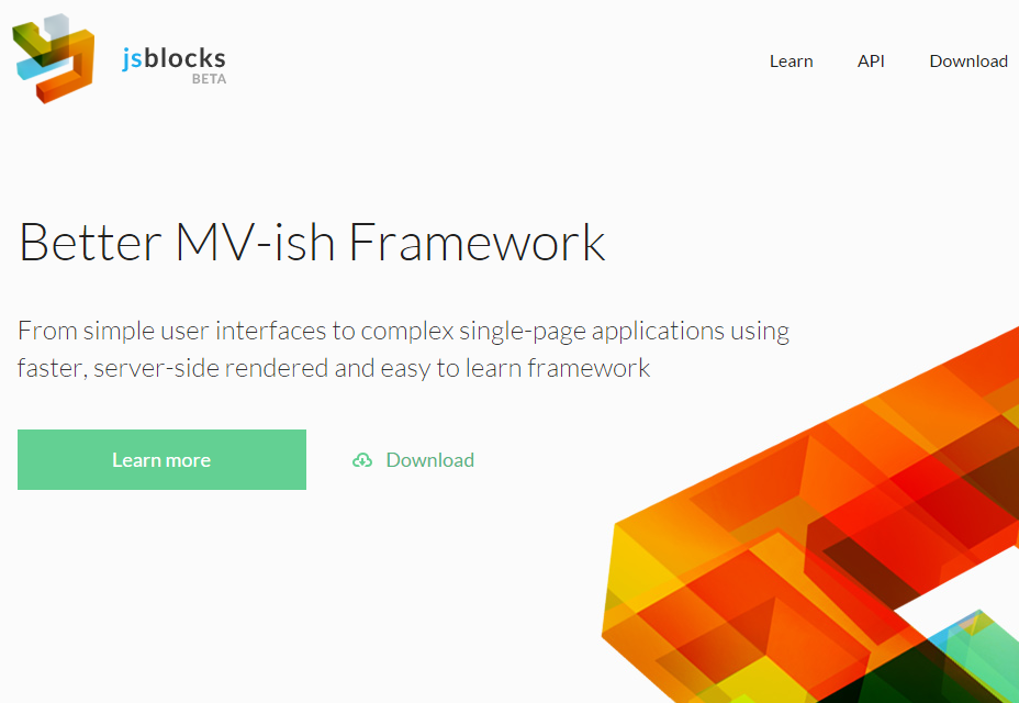50+ incredible freebies for web designers, May 2015 JSBlocks: Model View-like Web Development Framework