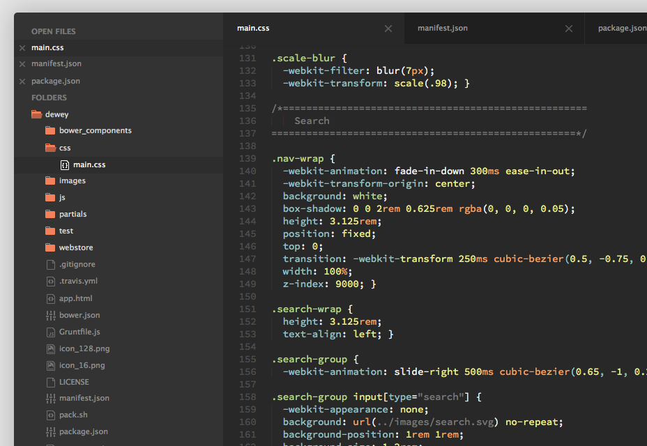 50+ incredible freebies for web designers, May 2015 Predawn: Interface and Syntax Theme for Sublime and Atom