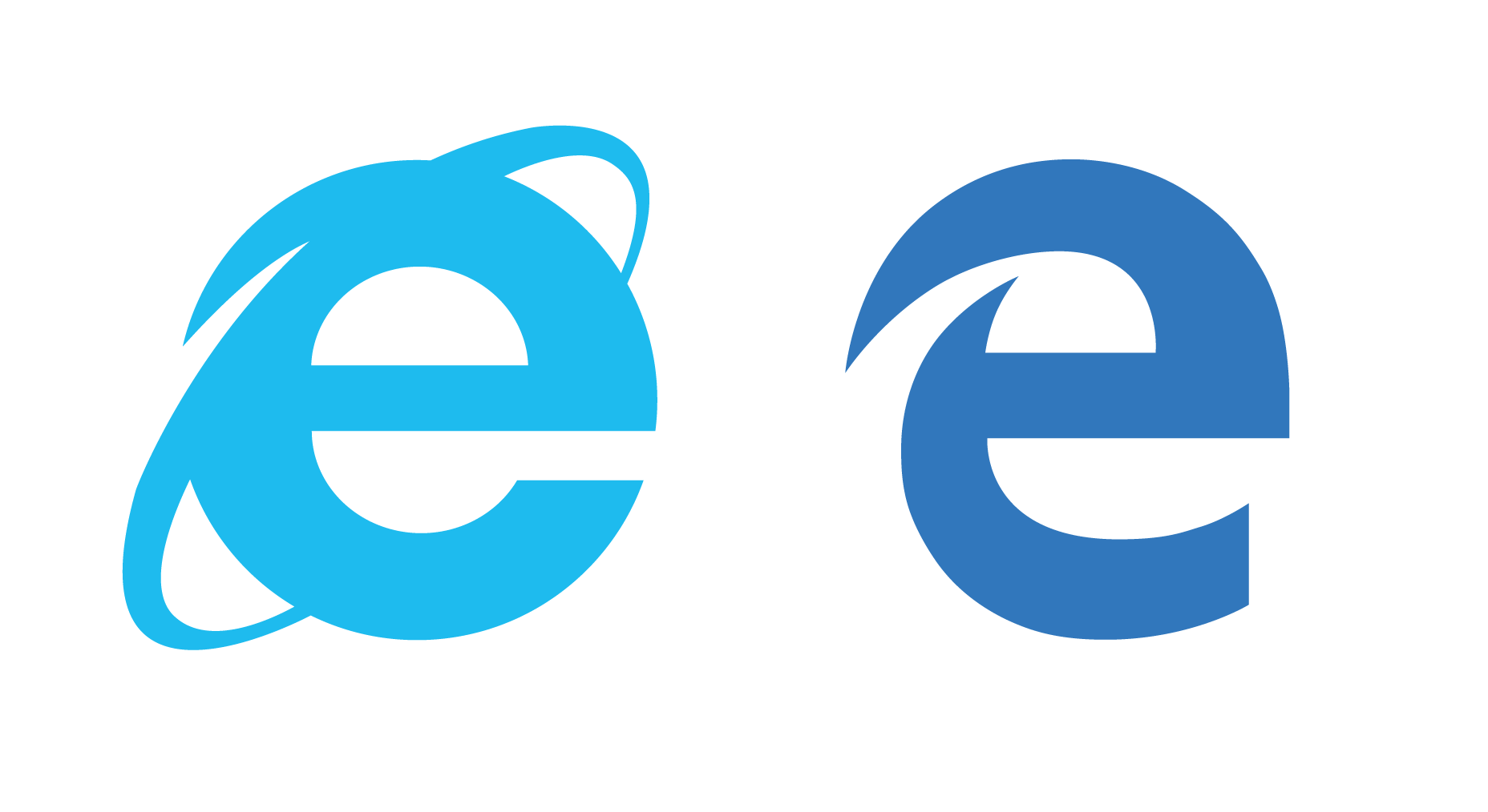 Microsoft Edge: What designers need to know logo-compare