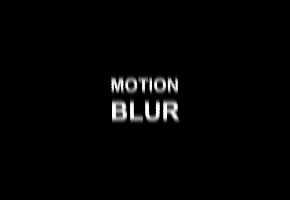 Motion Blur Effect