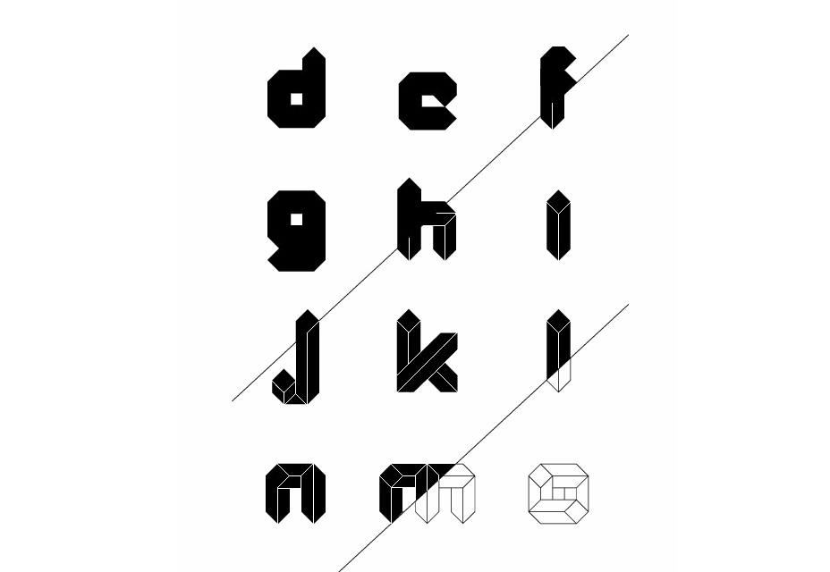 50+ incredible freebies for web designers, March 2015 Quad: Geometric Font Family