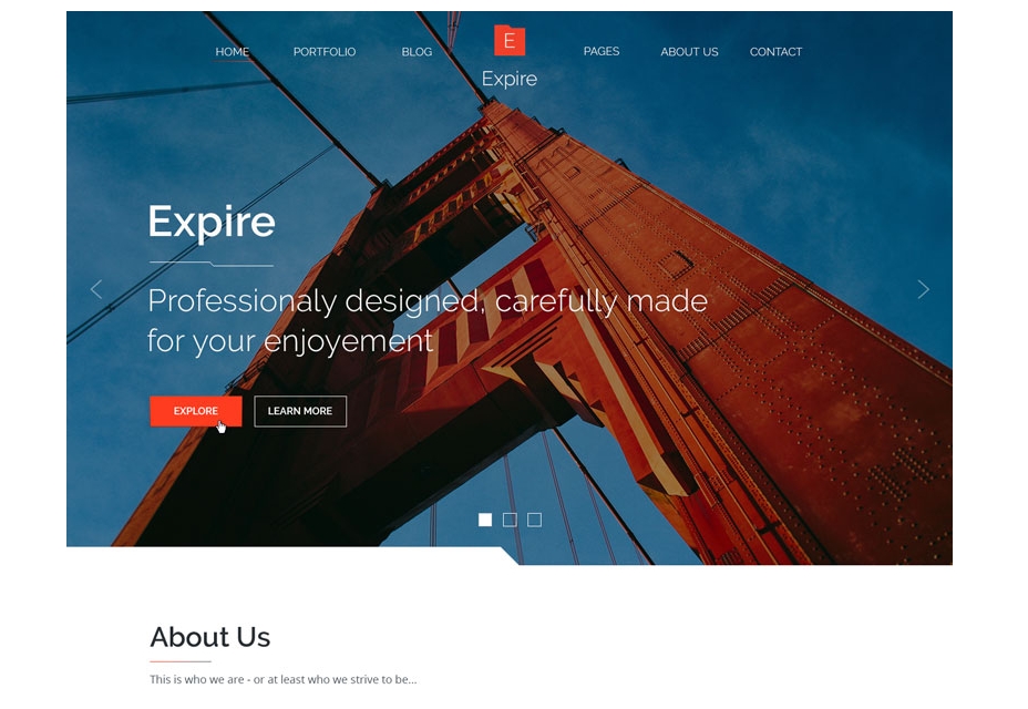50+ incredible freebies for web designers, March 2015 Expire PSD Theme