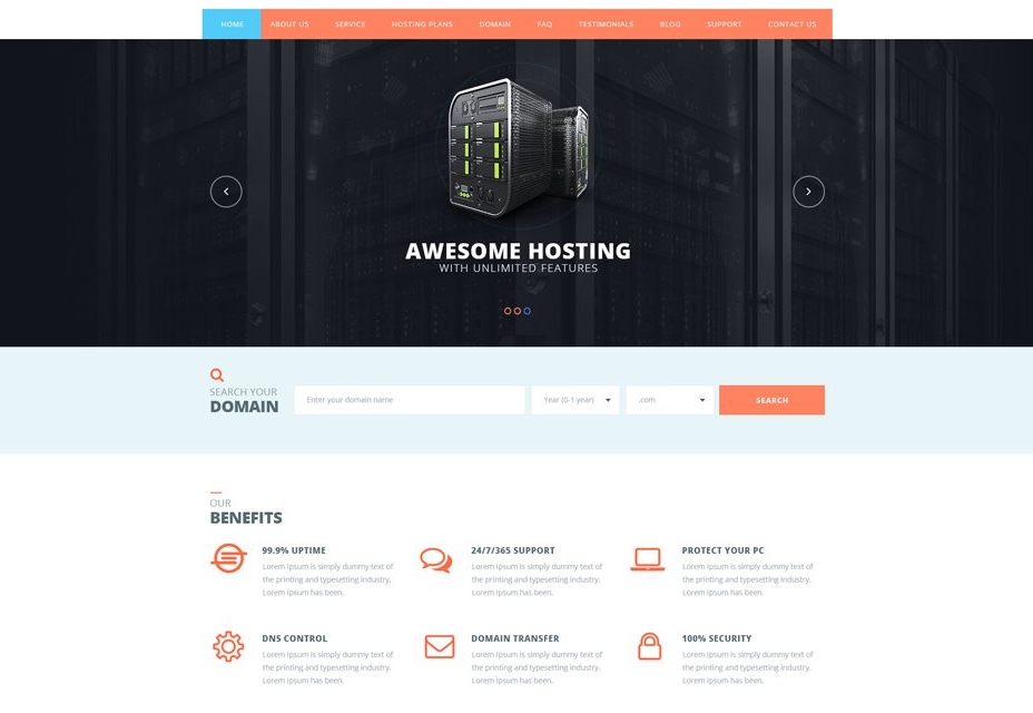50+ incredible freebies for web designers, March 2015 Hosting Web Template Designs