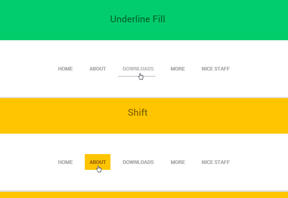 50+ incredible freebies for web designers, March 2015 Hover Effects