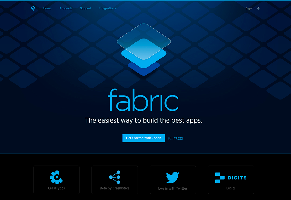 50+ incredible freebies for web designers, March 2015 Fabric Mobile Development Platform