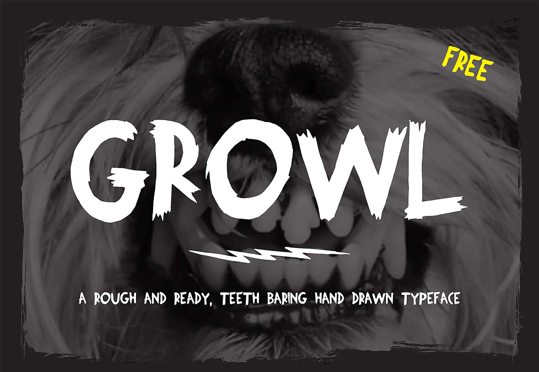65 best free fonts, Spring 2015 041_growl