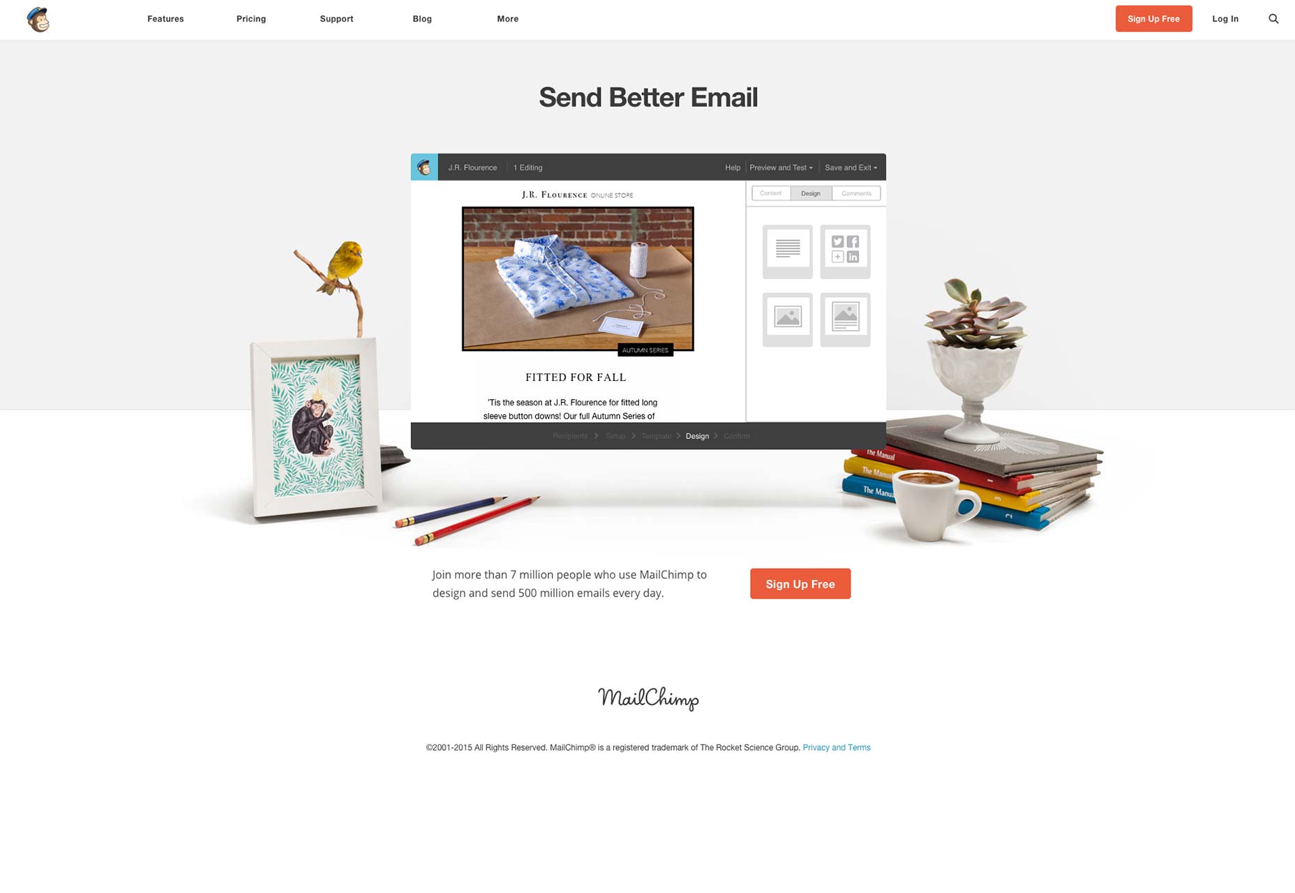 How eye scanning impacts visual hierarchy in UX design mailchimp