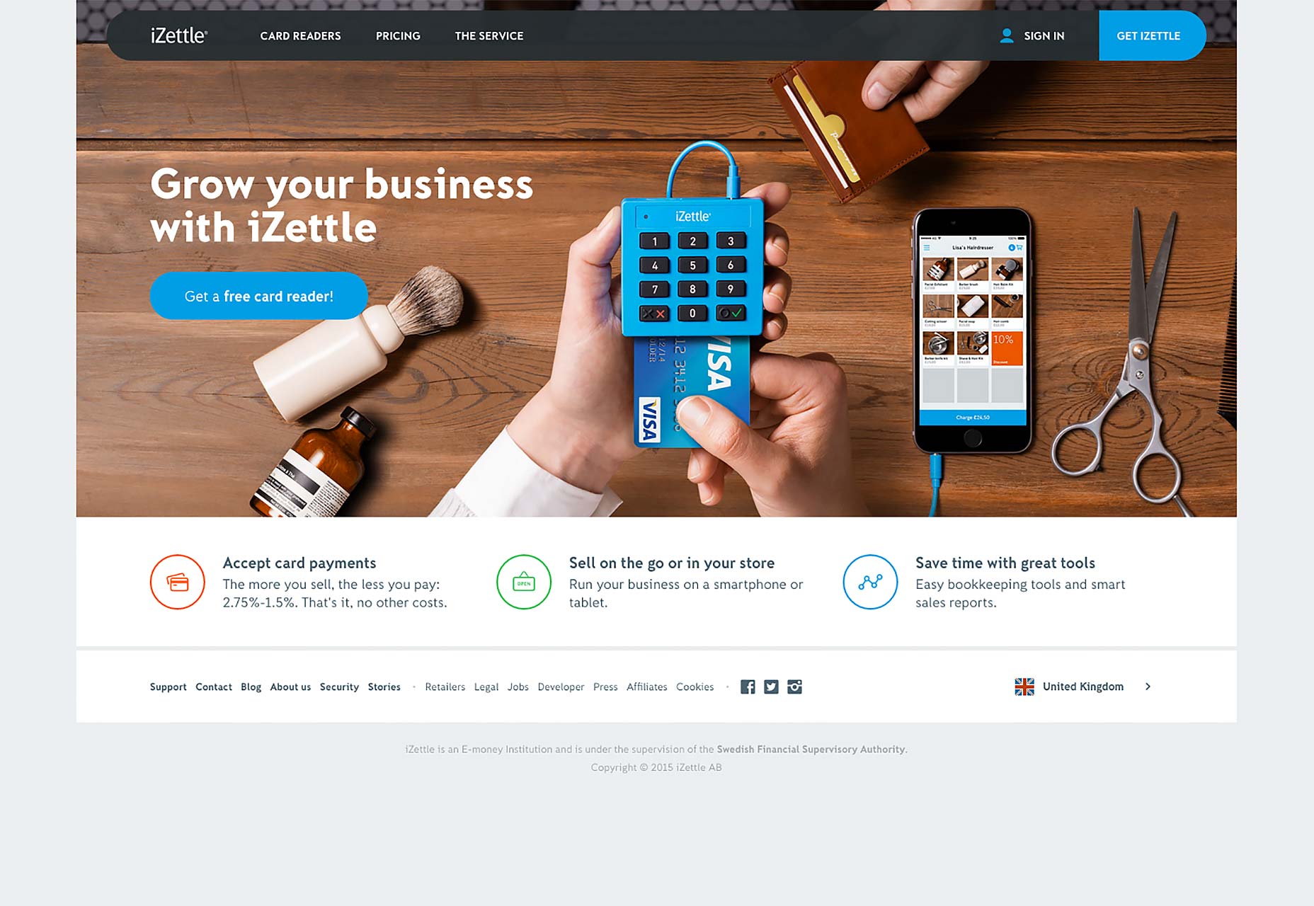 How eye scanning impacts visual hierarchy in UX design izettle