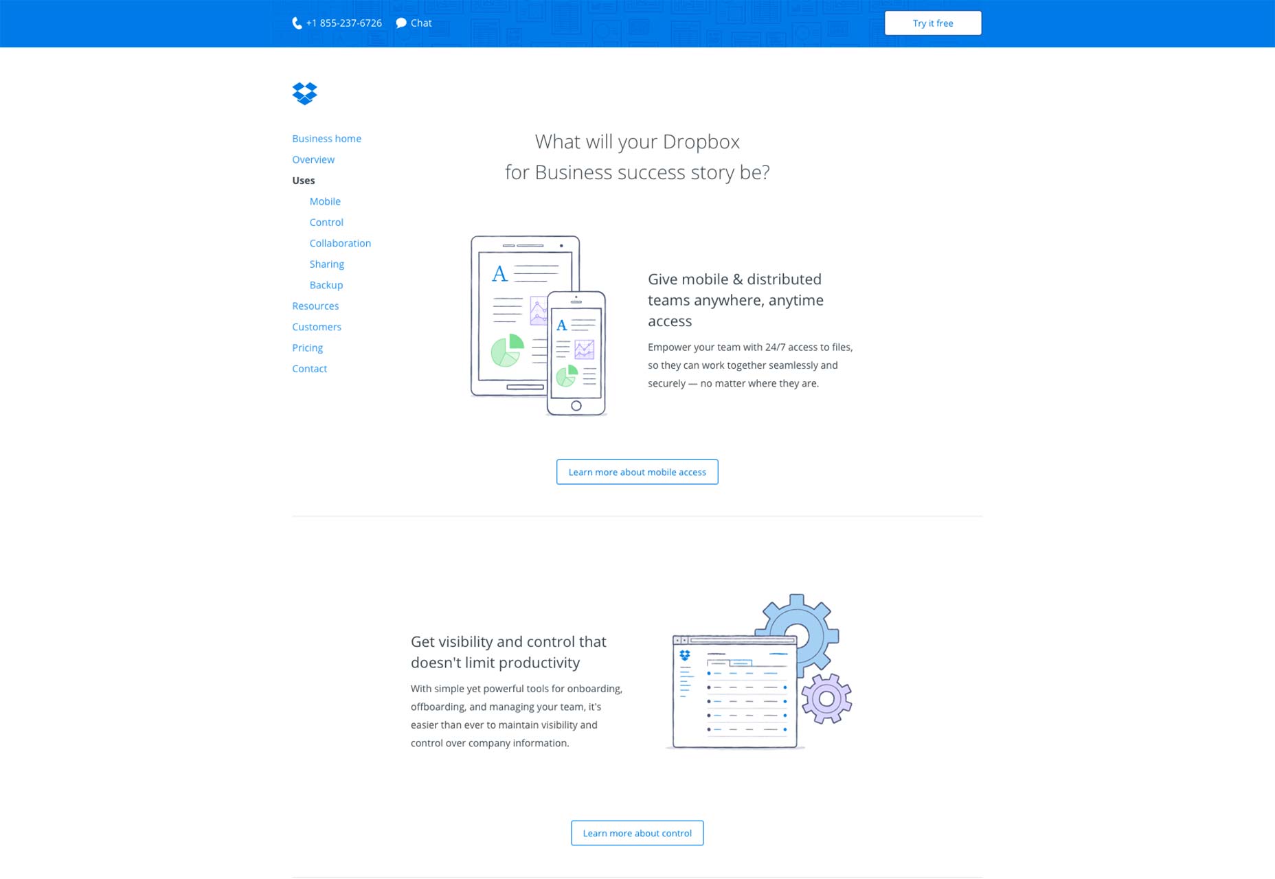 How eye scanning impacts visual hierarchy in UX design dropbox