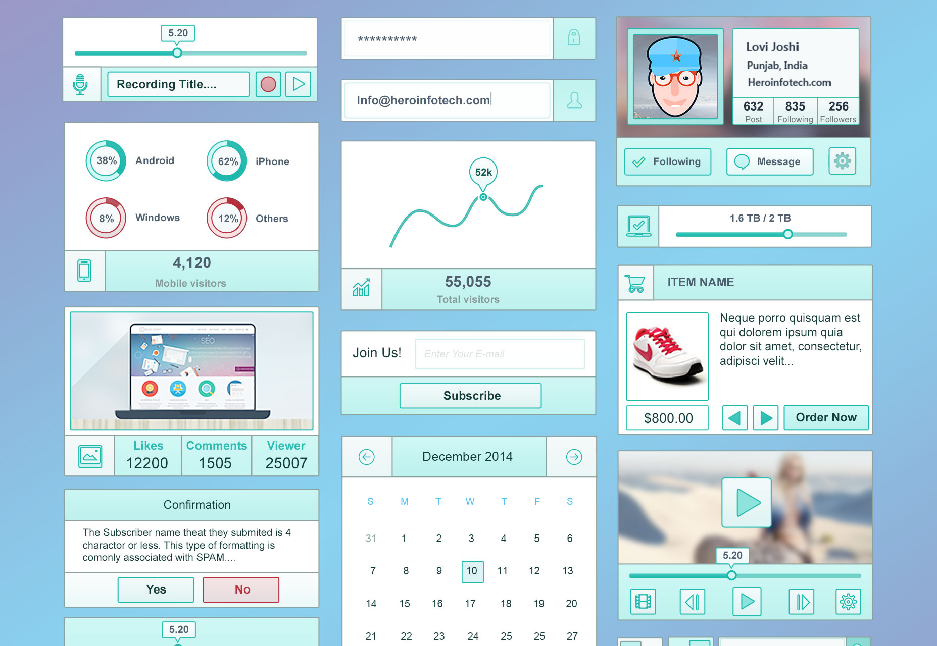 The best free UI kits, February 2015 023
