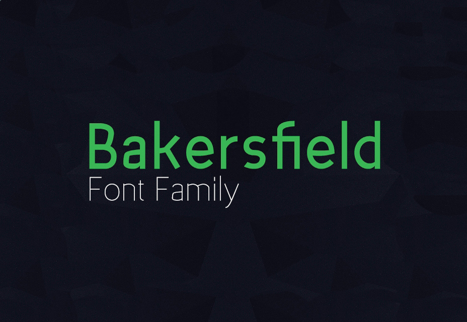50 incredible freebies for web designers, February 2015 Bakersfield Font Family