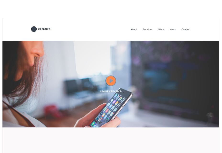 50 incredible freebies for web designers, February 2015 Creativs: PSD and HTML5 Website Template