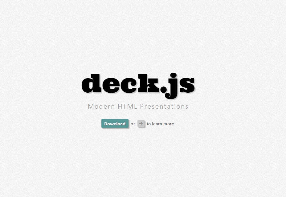 50 incredible freebies for web designers, February 2015 Deck.js