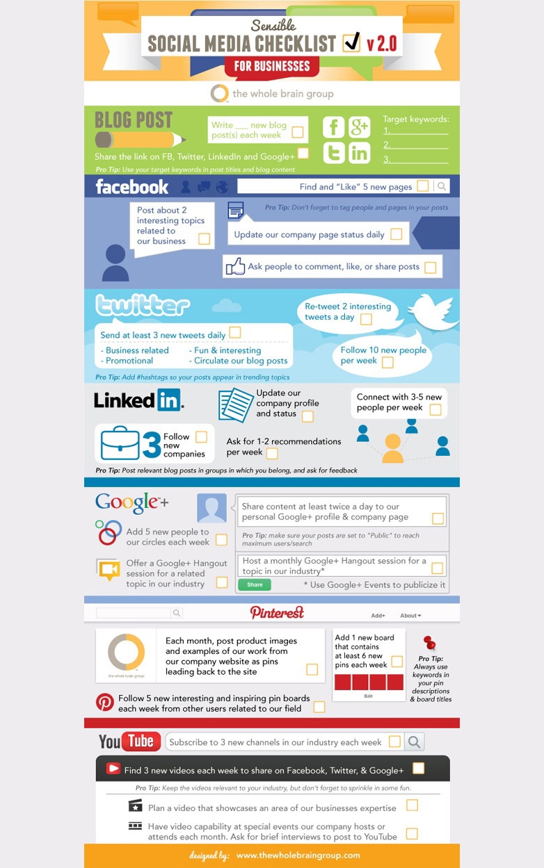 21 insightful social media infographics 18_checklist_socialmedia
