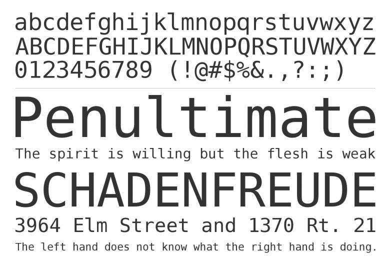 Improve your coding with 25 hyper legible fonts for programmers dejavu