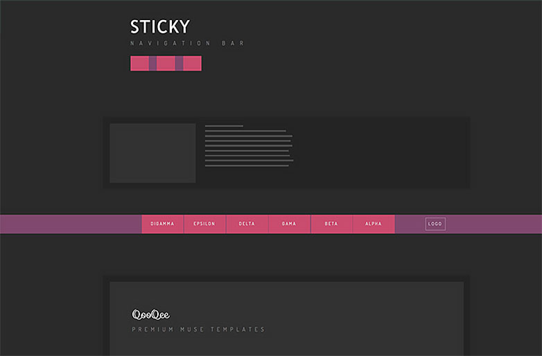 15+ widgets that take Adobe Muse to the next level navigation
