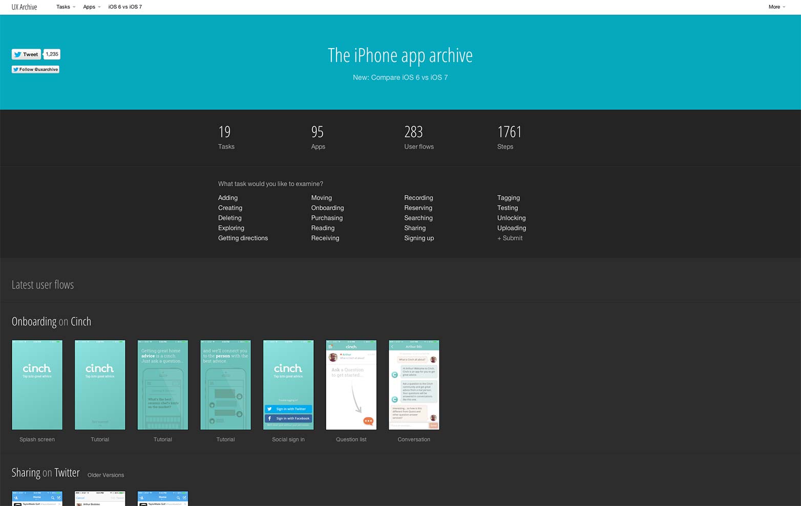 Discover the world's best mobile UX ux_000