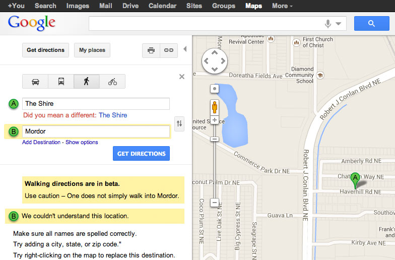 Google's greatest ever easter eggs Mordor