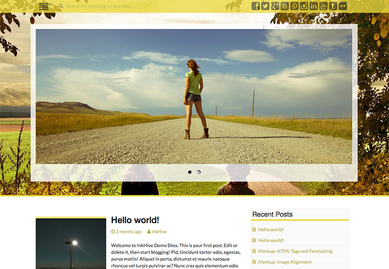 The best free WordPress themes, December 2013 dellow