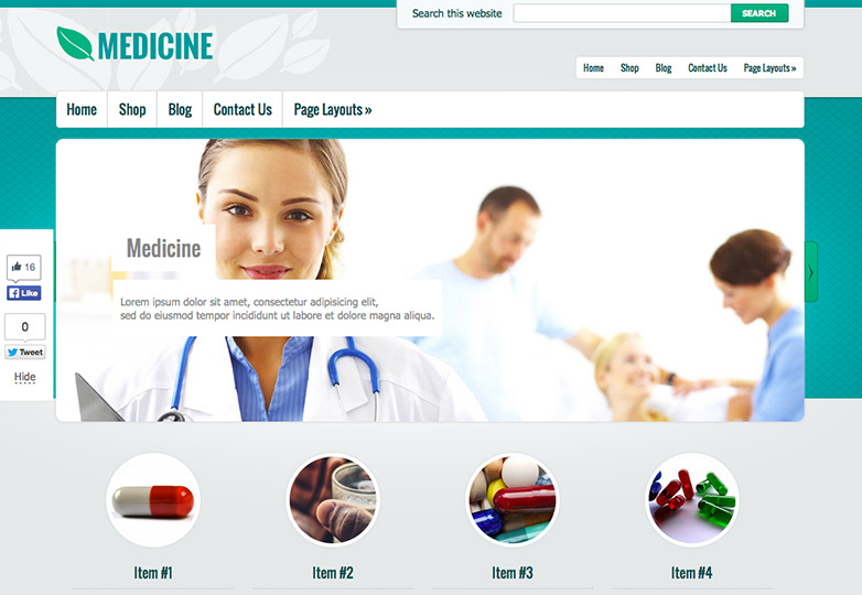 The best free WordPress themes, December 2013 medicine