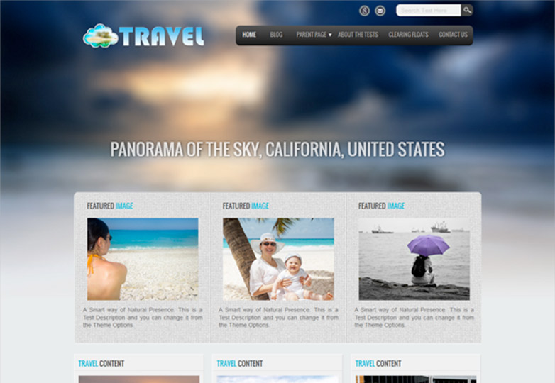 The best free WordPress themes, December 2013 travel