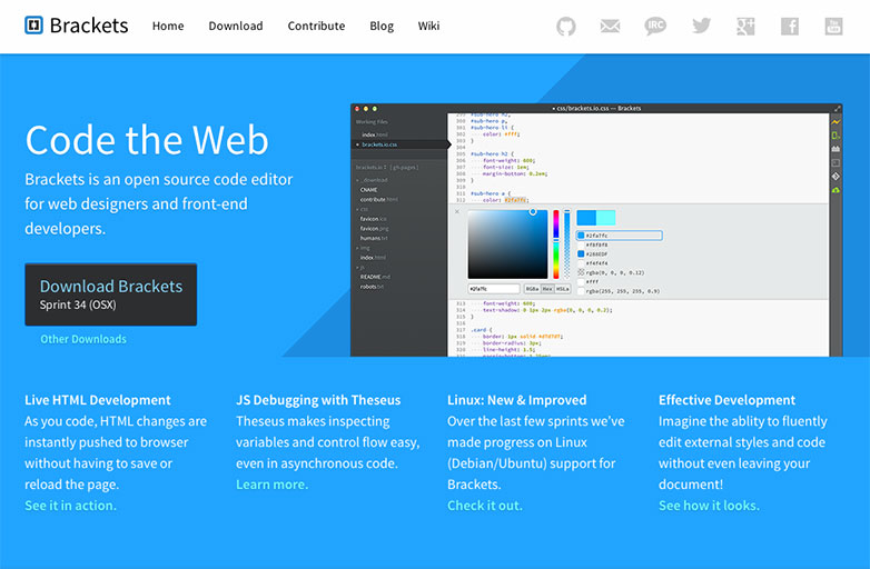 Windows web design apps I can't live without brackets